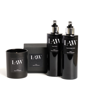 Medium Candle, Wash & Lotion Bundle