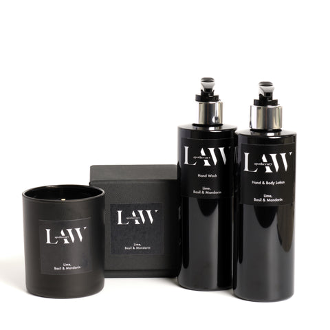 Medium Candle, Wash & Lotion Bundle